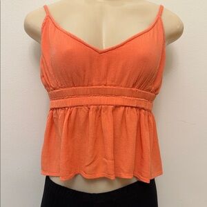 O'Neill Vibrant Orange Camisole Top Y2K Size Medium